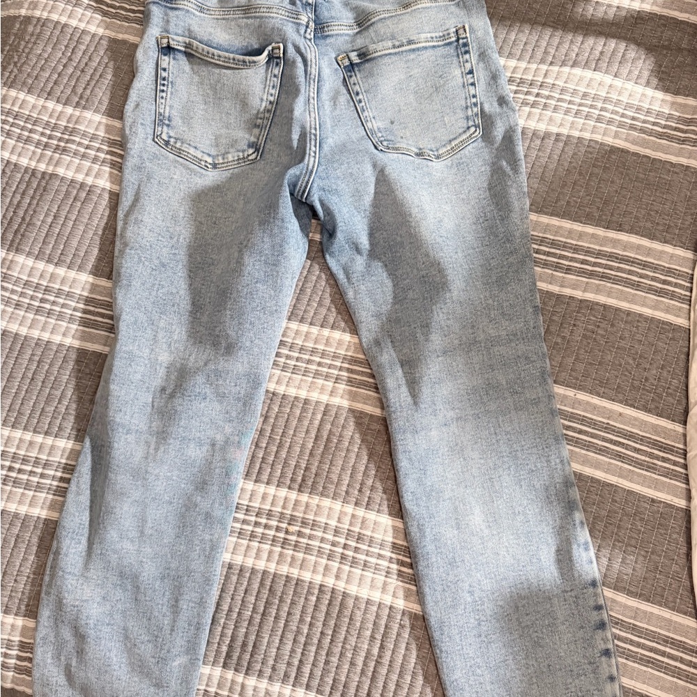 Classic Light Blue Women's Jeans ankle length - Picture 2 of 3